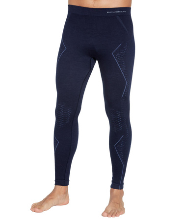 Termoaktywne legginsy męskie Brubeck EXTREME MERINO