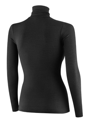 Koszulka damska z golfem Brubeck COMFORT MERINO