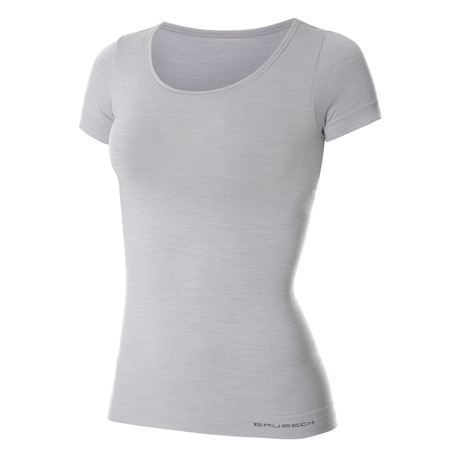 Koszulka damska wełniana Brubeck COMFORT WOOL