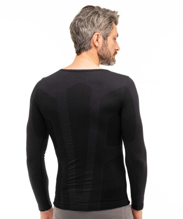 Koszulka męska z długim rękawem Brubeck COMFORT WOOL