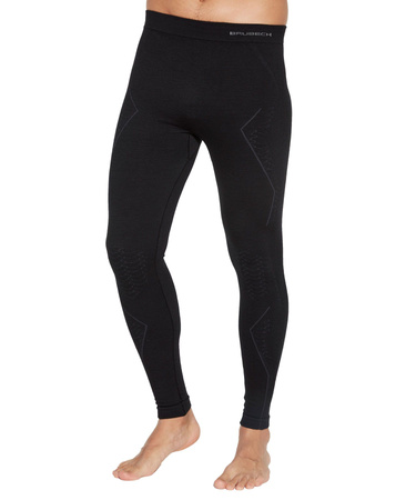 Termoaktywne legginsy męskie Brubeck EXTREME MERINO