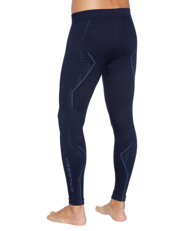 Termoaktywne legginsy męskie Brubeck EXTREME MERINO