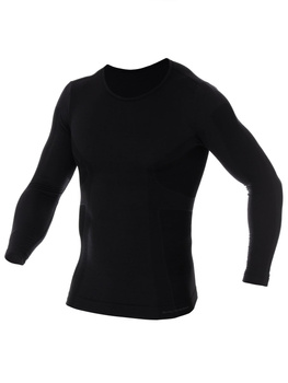 Koszulka męska z długim rękawem Brubeck COMFORT WOOL